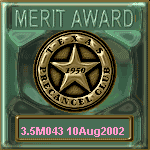 TPC Excellence Merit Award Serial 043