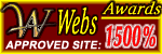 WebsAwards 1500% Approved Site Award