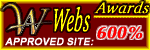 WebsAwards 600% Approved Site Award