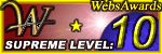Webs Awards Rating Level 10 since 2/18/2002 150x50