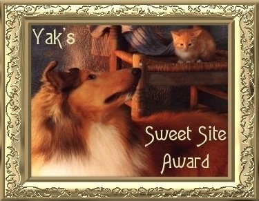 Yak's Sweet Site Award 375x291